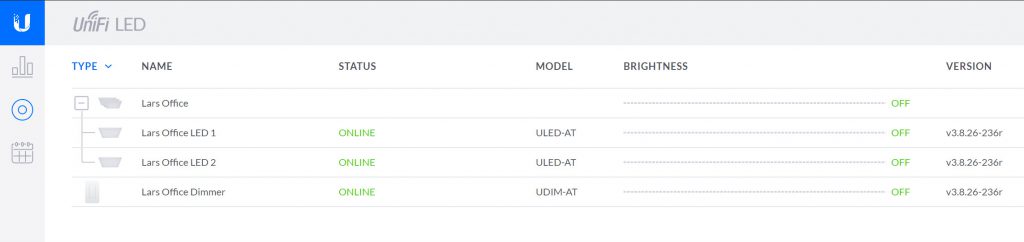 Unifi LED Devices
