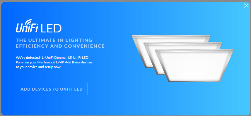 Unifi LED start